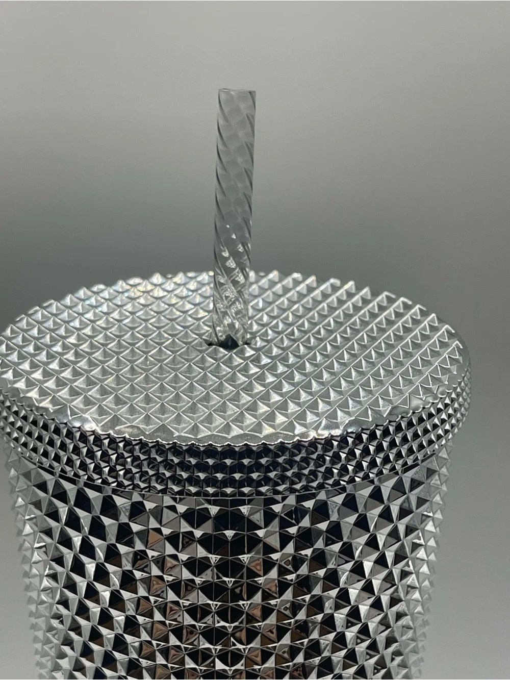Disney Starbucks Silver Studded Venti Tumbler with Straw